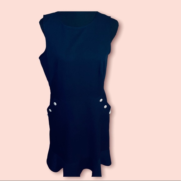 LOFT Dresses Nwt Loft Navy Blue Midi Dress Poshmark